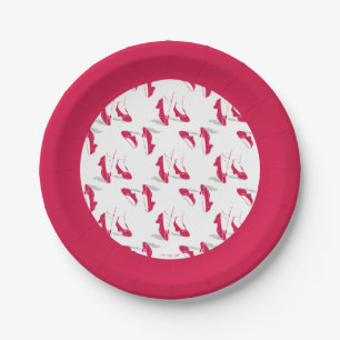 The Wizard Of Oz™ Ruby Slippers™ Pattern Paper Plate