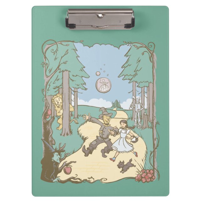 The Wizard Of Oz™ | Storybook Yellow Brick Road Clipboard (Front)