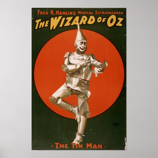 The Wizard of Oz Tin Man ad Poster (Front)