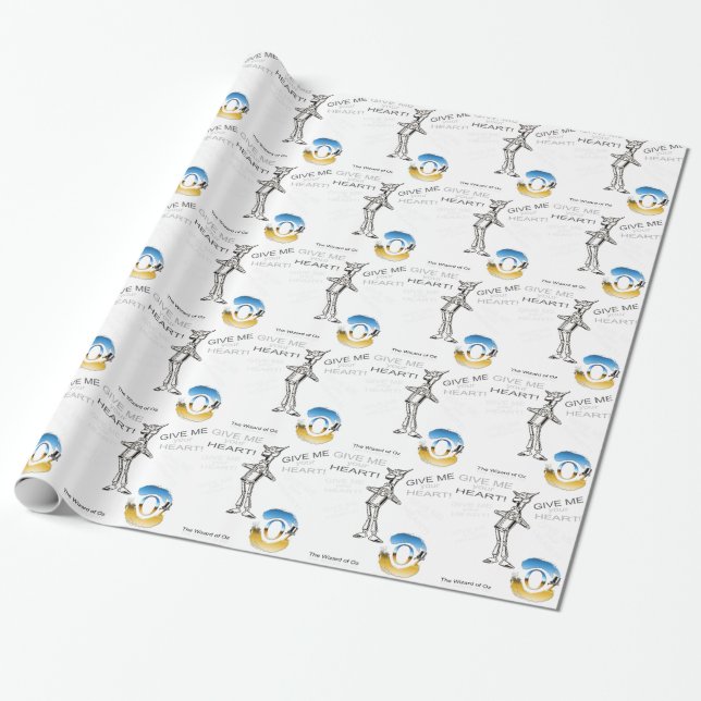 The Wizard of Oz -tin woodnan - illustration Wrapping Paper (Unrolled)