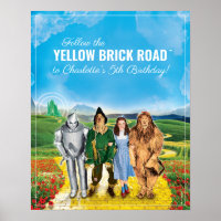 The Wizard Of Oz™ | Welcome Birthday Sign