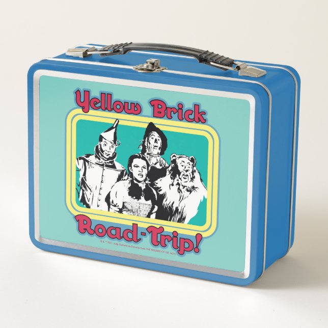 The Wizard Of Oz™ | Yellow Brick Road-Trip! Metal Lunch Box (Front)