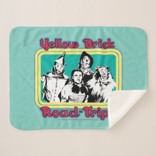 The Wizard Of Oz™   Yellow Brick Road-Trip! Sherpa Blanket