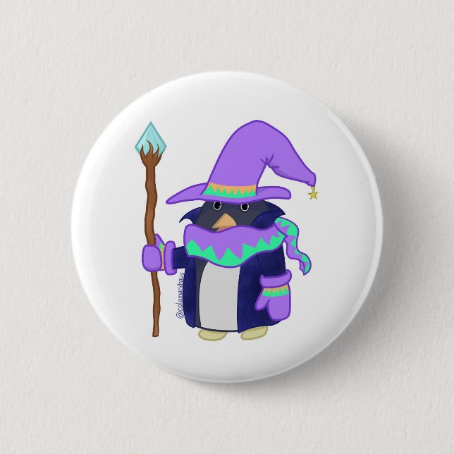 The Wizard Penguin Badge (Front)