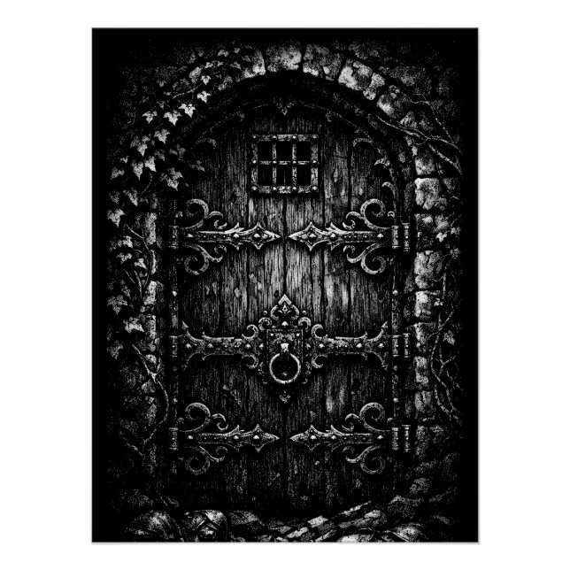 The Wizard’s Door — by BurnsInHell Poster (Front)