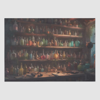 The Wizards Apothecary | Digital Art Tissue Paper