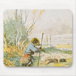 The Wolf as a Shepherd Mouse Pad