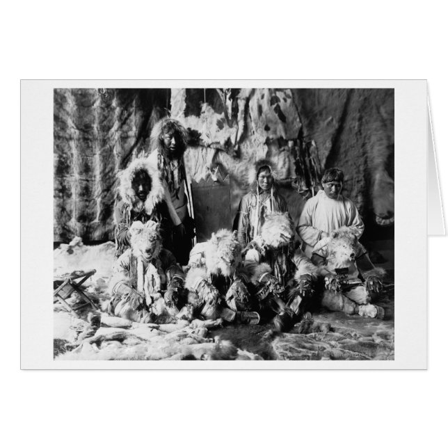 The "Wolf dance" of the Kaviagamutes (Front Horizontal)