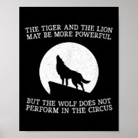 The Wolf Doesn't Perform In The Circus Cool Wolf M