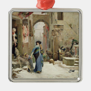 The Wolf of Gubbio, 1877 Metal Ornament