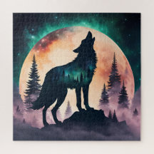 The wolf of the full moon