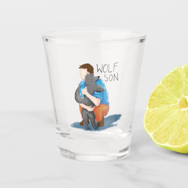 The Wolf Son  Shot Glass (Front)