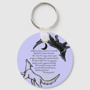 The Wolf that Feeds Key Ring