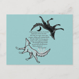The Wolf that Feeds Postcard