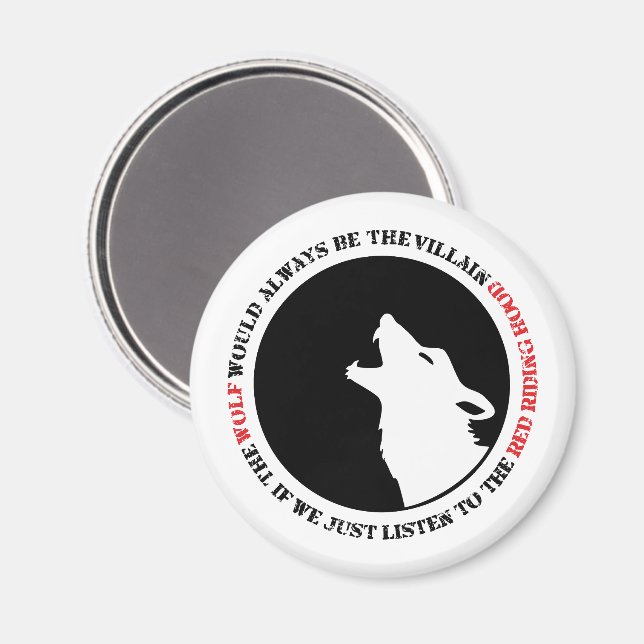 The wolf would always be the villain magnet (Front/Back)