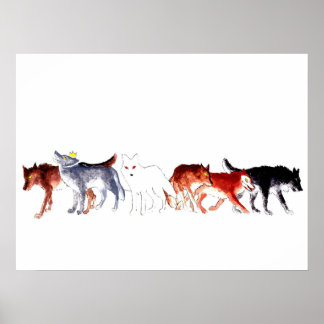 The Wolves of Winterfell Poster