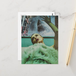 The Woman and the Shark Watch Tour Postcard