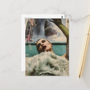 The Woman and the Shark Watch Tour Postcard