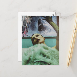 The Woman and the Shark Watch Tour Postcard
