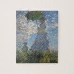 The Woman Holding the Umbrella (Mrs. Monet) Jigsaw Puzzle<br><div class="desc">Claude Monet (November 14, 1840 - December 5, 1926) is a representative French painter of impressionism. He was also known as 'the painter of light, ' and he was a painter who pursued the change of light and color throughout his life, which was changing with time and season. Monet lived...</div>