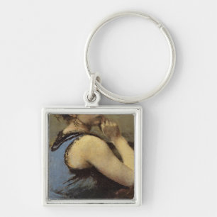The Woman in Blue, 1874 Key Ring