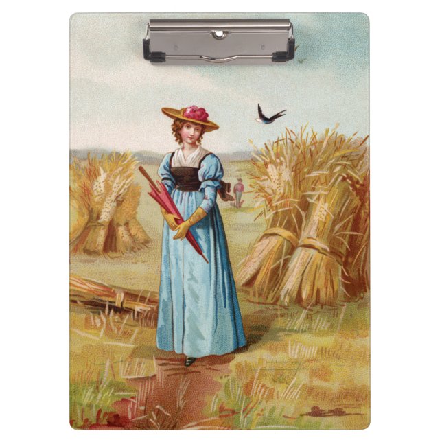 The Woman in the Wheat Field Clipboard (Front)