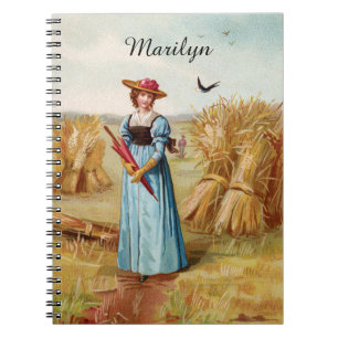 The Woman in the Wheat Field Notebook