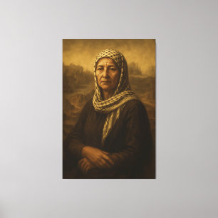 The Woman of Gaza Canvas Print