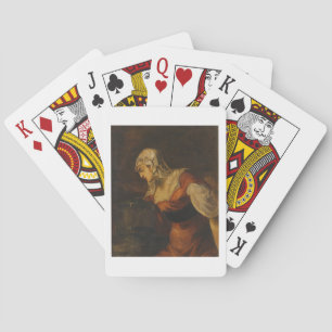 The Woman of Samaria at the Well, c.1560 (oil on c Playing Cards