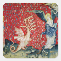 The Woman Receiving Wings to Flee the Dragon