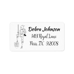 “The Woman, the Warrior, the Queen” Label