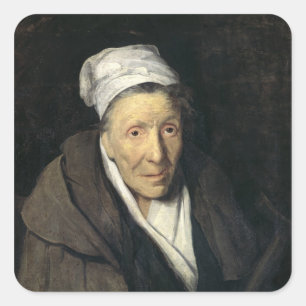 The Woman with Gambling Mania, 1819-24 Square Sticker