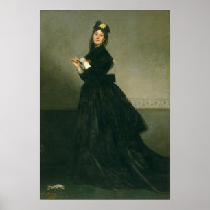 The Woman with the Glove, 1869 Poster