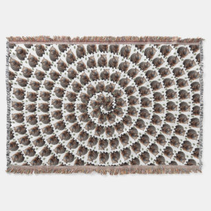 The Wombat Whirl: A Spiral of Wonder, Throw Blanket