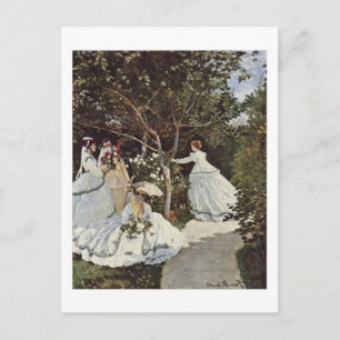 The women in the Garden postcard