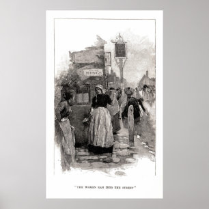 The Women Ran Into The Streets Poster