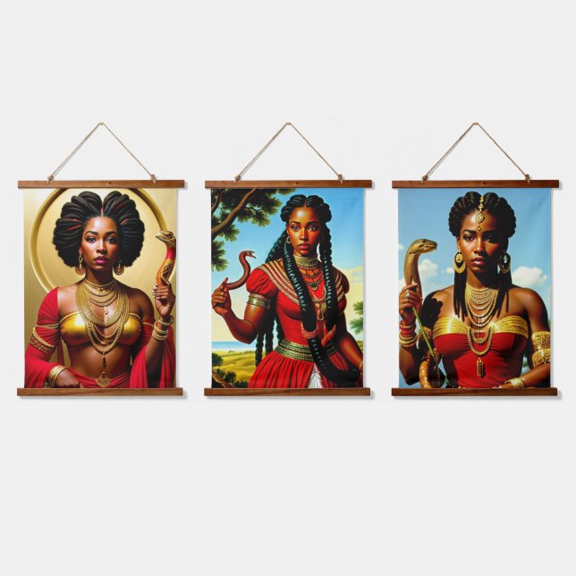 The Women Warriors Hanging Tapestry (Triple)