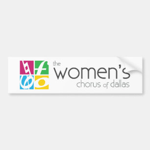 The Women's Chorus of Dallas Logo Bumper Sticker