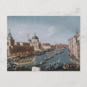The Women's Regatta on the Grand Canal, Venice Postcard