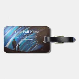 The Wonder of Fatherhood Customisable Luggage Tag