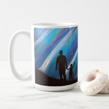 The Wonder of Fatherhood Large Mug