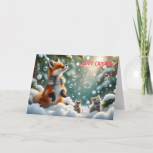 The Wonder of SnowBubbles Card