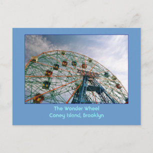 The Wonder Wheel (Coney Island, NY) postcard