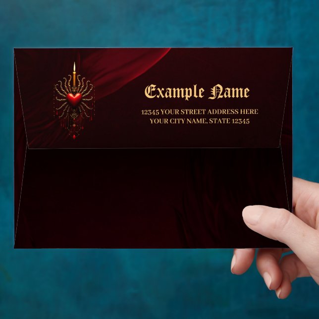 The wonderful beautiful art of gothic elegance.  envelope (Hand)