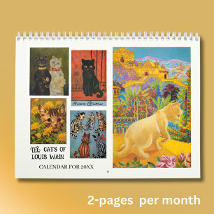 The Wonderful Cats of Louis Wain 2026  Calendar