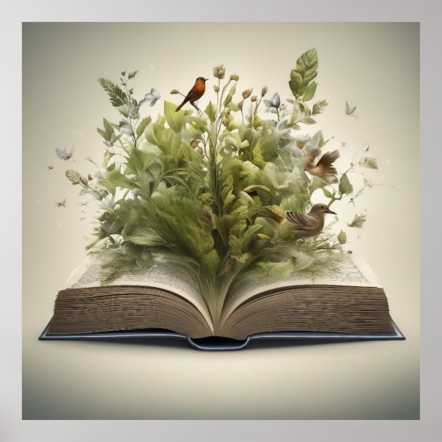 The wonderful open book poster (Front)