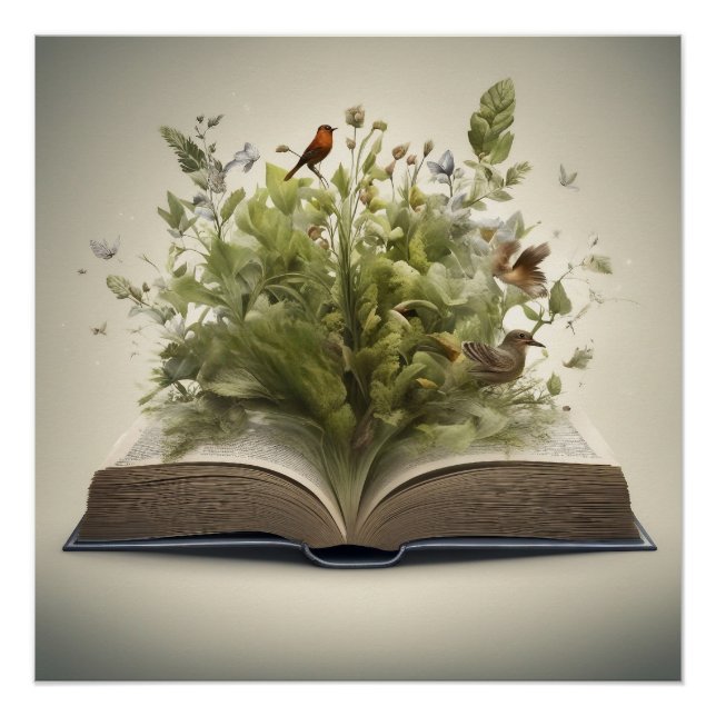 The wonderful open book poster (Front)