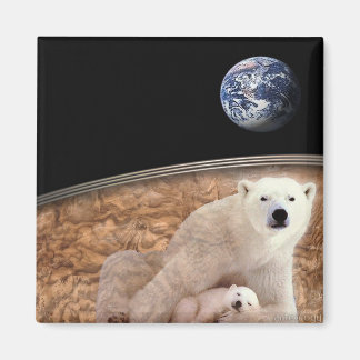 THE WONDERFUL POLAR BEAR MAGNET