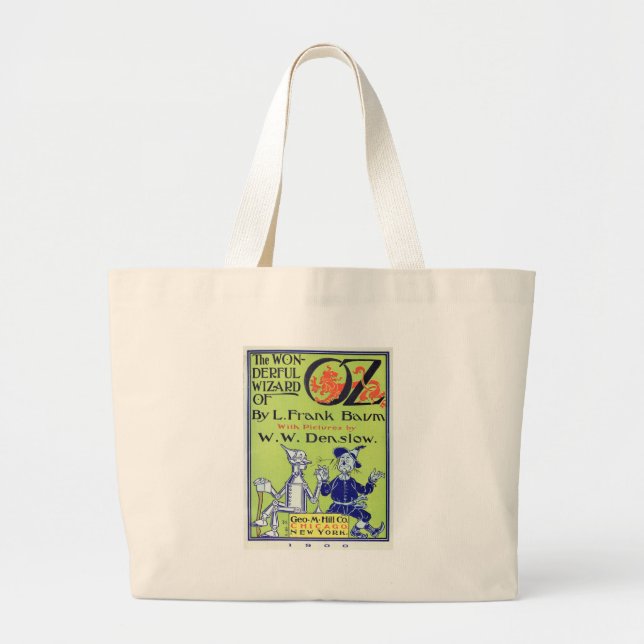 The Wonderful Wizard of Oz -- 1900 Large Tote Bag (Front)
