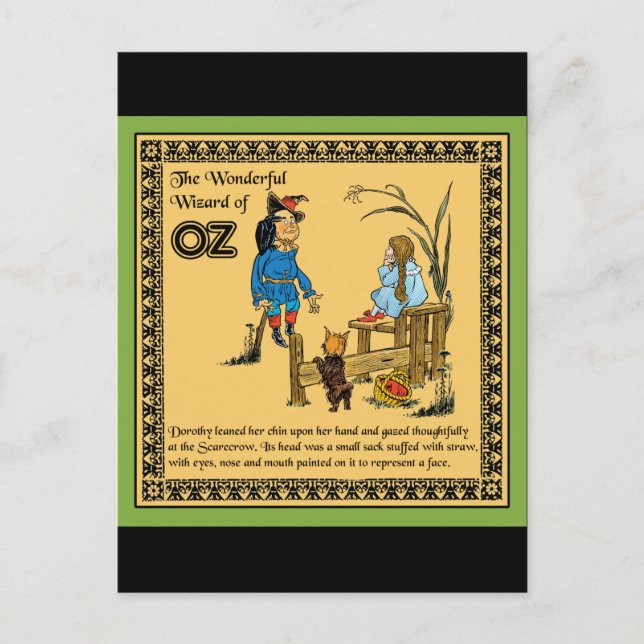 The Wonderful Wizard of Oz Postcard (Front)